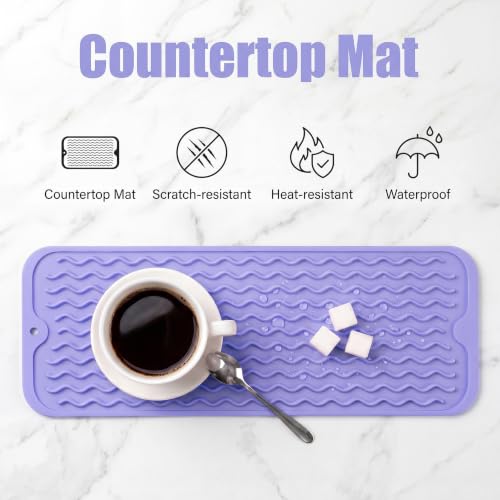 Silicone Dish Drying Mat for Multiple Usage