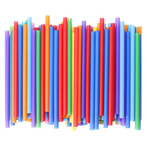 8.3" Jumbo Smoothie & Milkshake Disposable Straws (140 Count)