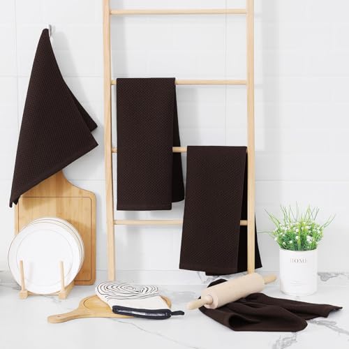 100% Cotton Waffle Weave Kitchen Dish Towels 18 (18 Count)