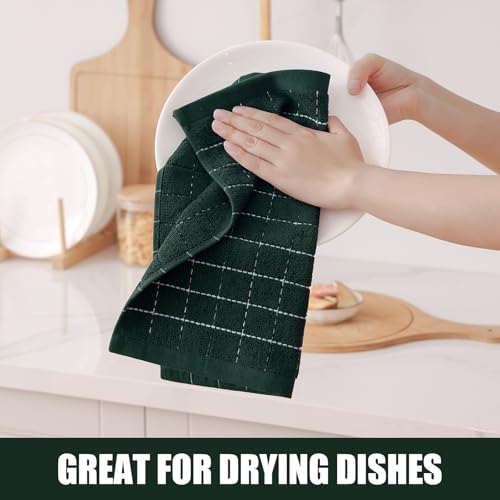 100% Cotton Terry Kitchen Dish Cloths (6 Count)
