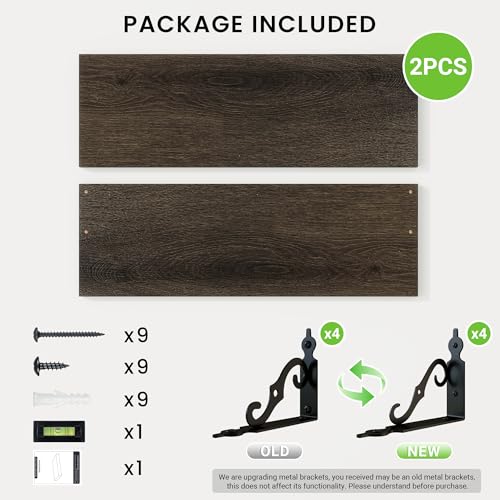 Floating Shelves for Wall Decor (2 Count)