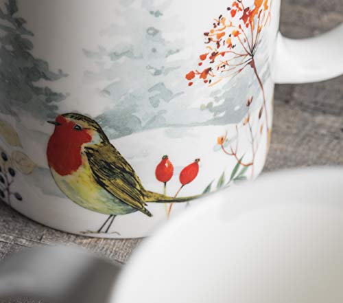 Coffee Mug with Handles Tea Cups (2 Count)