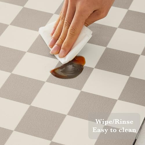 Checkered Dish Drying Mat for Kitchen Counter