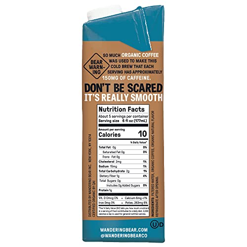 Organic Cold Brew Coffee (96 Fl Oz)