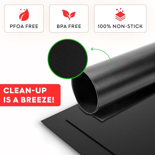 BBQ Grill Mat Set of 3 (3 Count)