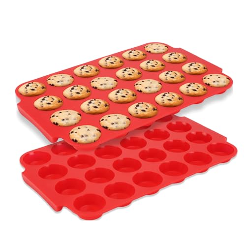2 Pack Silicone Muffin Pan for Baking (2 Count)