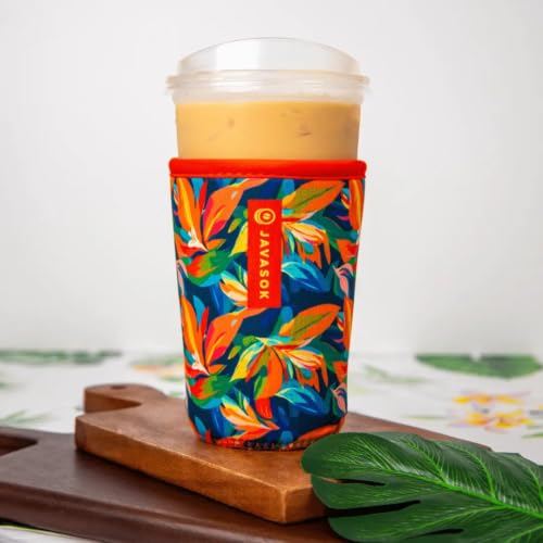 JavaSok Iced Coffee & Cold Soda Insulated Neoprene Cup Sleeve