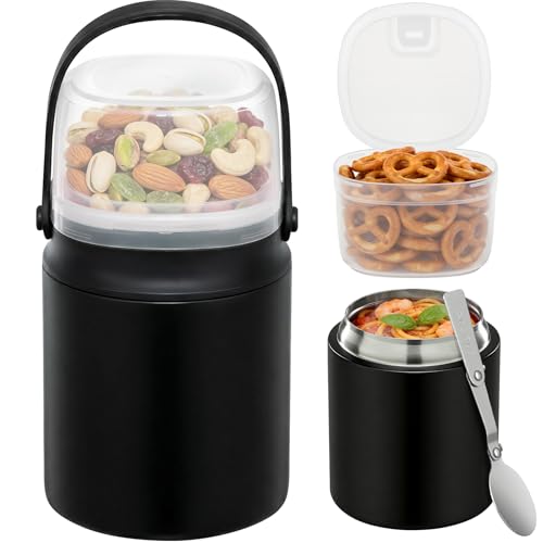 20oz Soup Thermo for Hot Food with a Snack Box Container