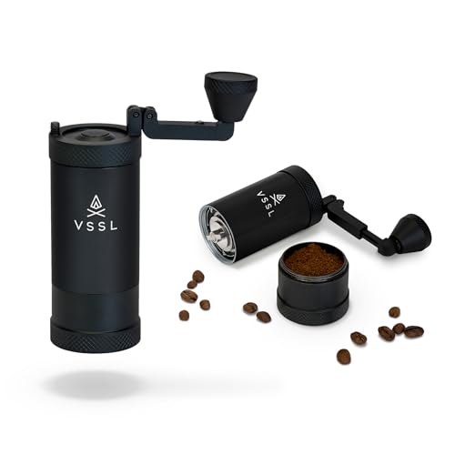 JAVA Manual Hand Coffee Grinder. 50 adjustable grind settings for Aeropress