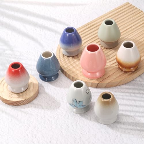 Ceramic Chasen Stand 70mm Matcha Whisk Holder Teas Set Whisks Stand Traditional Matcha Tea Chasen Holder Tea Set Accessories for Tea Tasting