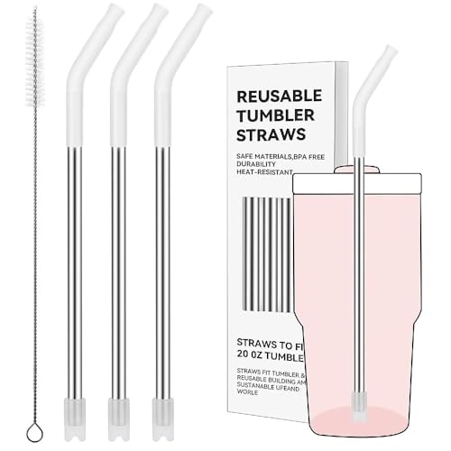 Straight Metal Straws for Stanley 20oz