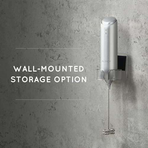 Rechargeable Milk Frother Handheld with Charging Stand
