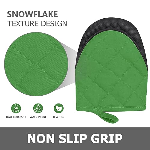 1 Pair Short Oven Mitts
