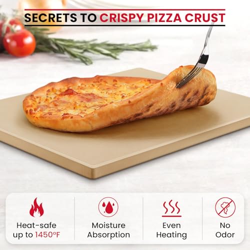 Pizza Stone for Oven and BBQ Grill