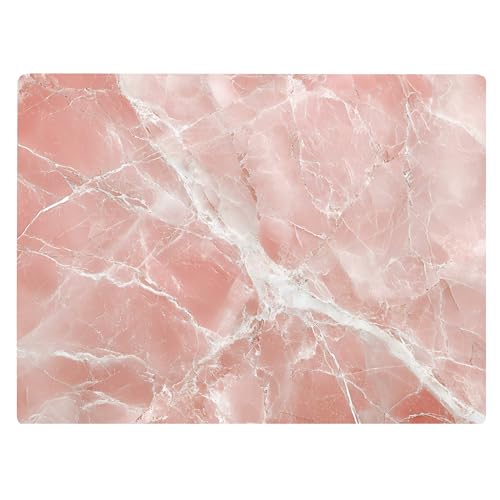 White Pink Rose Quartz Agate Marble Kitchen Glass Cutting Board Ocean Decorative Gift Marbled Granite Stone Rock Gift For Her Mom Wife