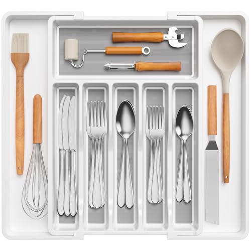 Extra Large Silverware Drawer Organizer
