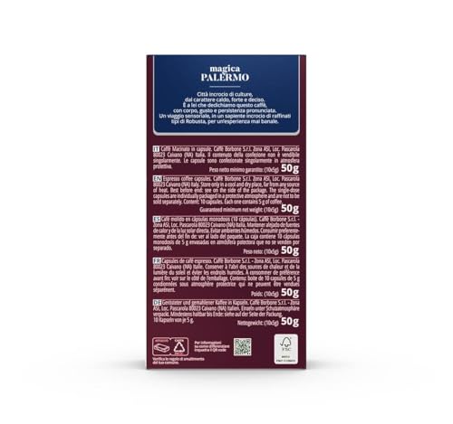 Magica Palermo Aluminum Capsules Compatible with Nespresso Original Machines (100 Count)