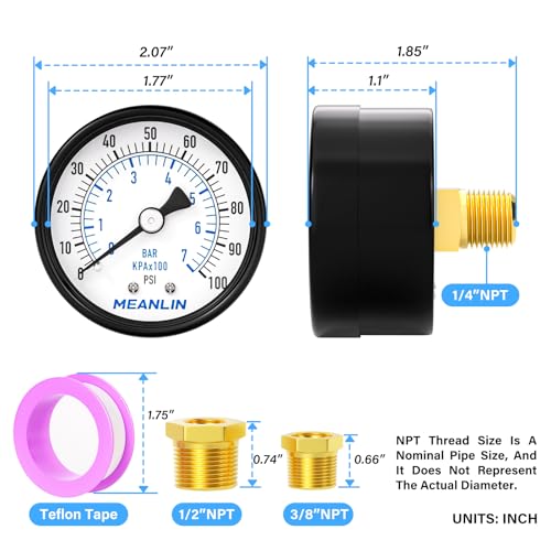 0 100Psi 2" DIAL FACE 1