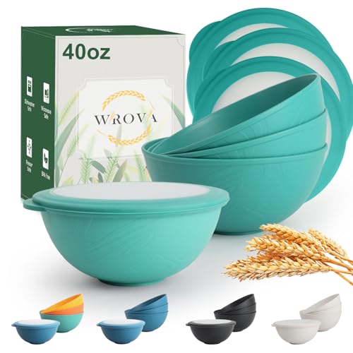 Wheat Straw Bowls Set of 4