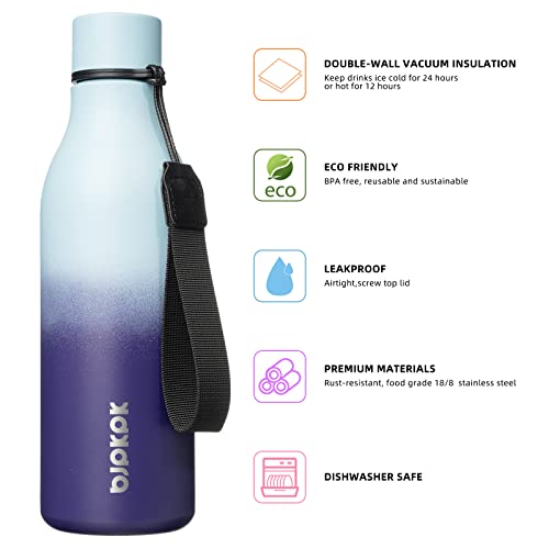 18oz Insulated Water Bottle