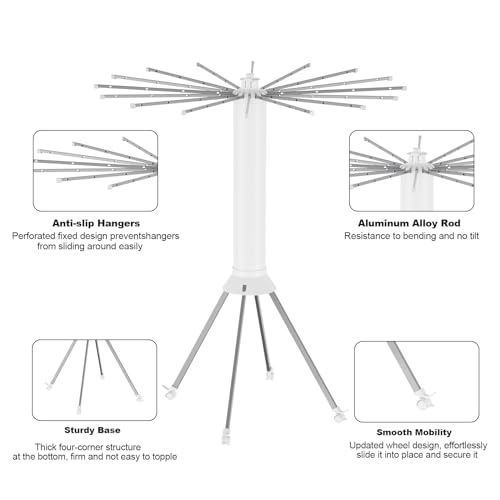 4 Legged Clothes Drying Rack Foldable