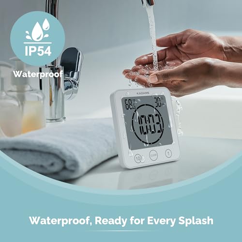 Shower Clock Waterproof Bathroom Timer