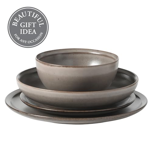 Beckett Stoneware Matte Reactive Glaze 16 Piece