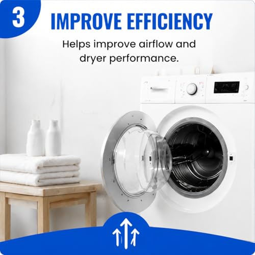 Dryer Lint Brush Vent Cleaner Lint Trap Cleaning Tool Dryer Vent Brush Long Flexible with Wood Handle 27.95 Inches Medium Size for Dryer Vent Cleaning DIY Enthusiasts Homeowners (2 Count)