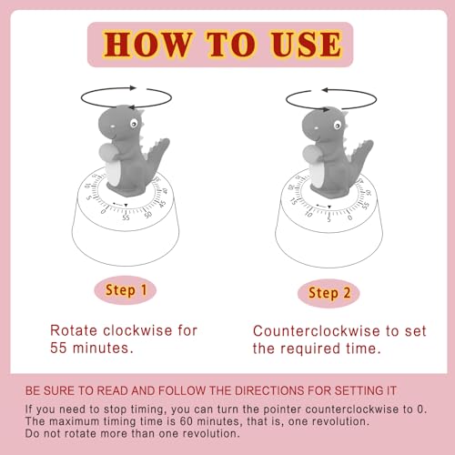 Mechanical Kitchen Timer for Kids