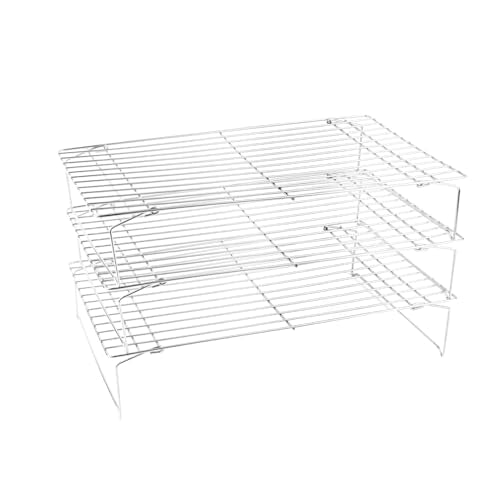 Met Lux 15.7 x 9.8 x 8.3 Inch Wire Baking Rack Set