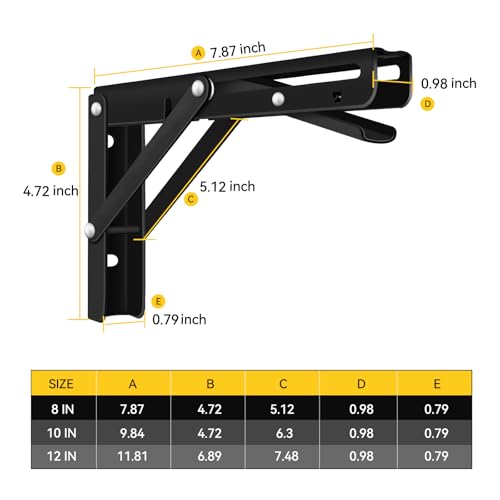 Folding Shelf Brackets (2 Count)