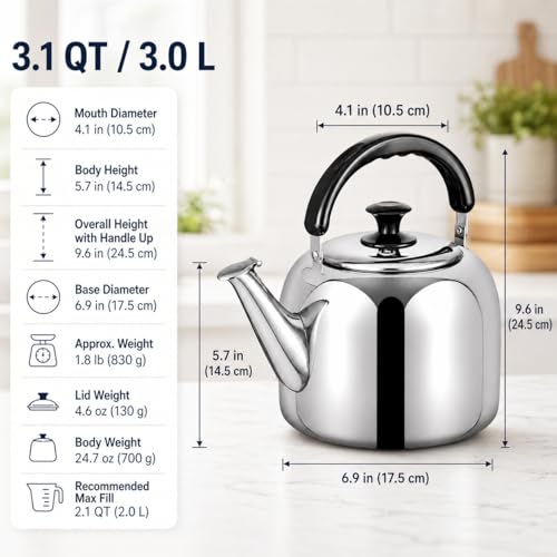 Whistling Stovetop Tea Kettle