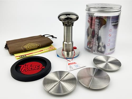 53.00mm Duo Distribute Set Black Mirror Jellyfish AL Handle Coffee Tamper