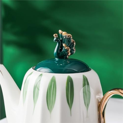 8 Piece Ceramic Tea Set with Tray