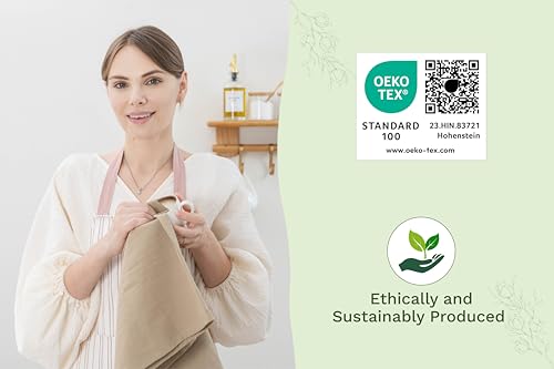 Organic Cotton Beige Flour Sack Towels (10 Count)