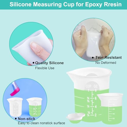 Silicone Measuring Cups for Resin Supplies