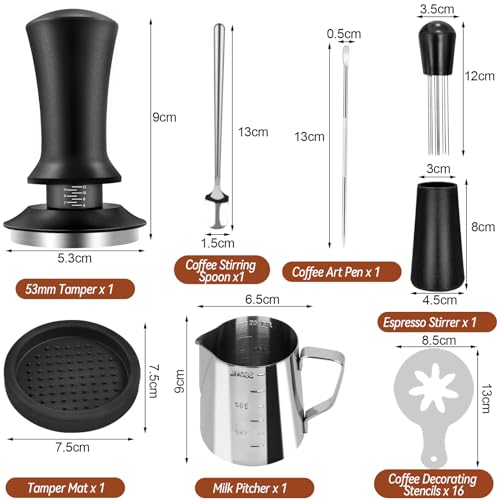 53mm Coffee Espresso Tamper Set