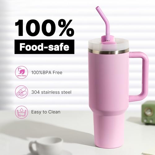 Metal Straws Reusable for 40 oz Simple Modern