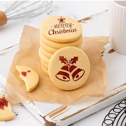 36 Pcs Holiday Cookie Cake Stencils Baking Templates (36 Count)