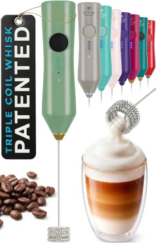 Rechargeable Milk Frother Handheld