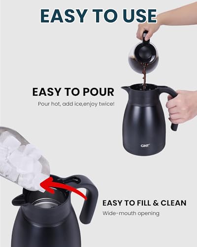 1L 34Oz Thermal Coffee Carafe