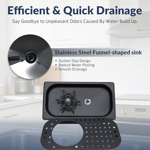 Glass Rinser Cup Cleaner for Sink