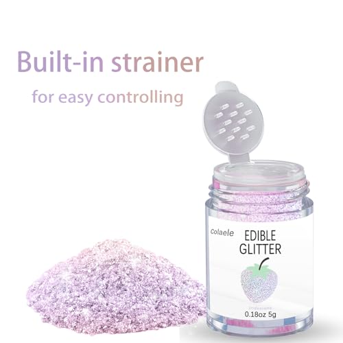 Iridescent Edible Glitter for Drinks