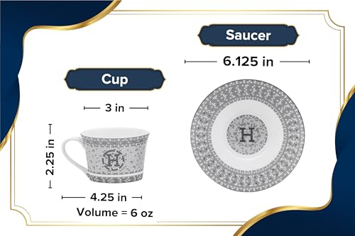 Porcelain Tea Set for 6