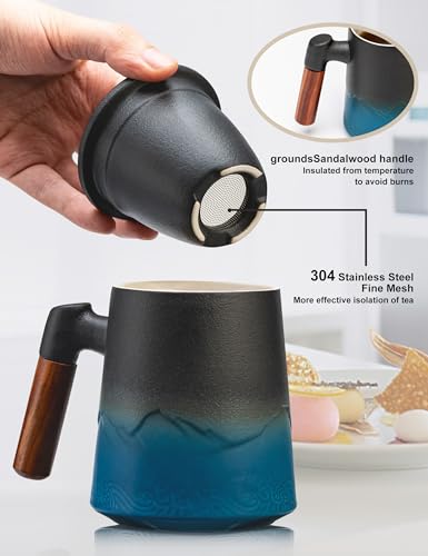 Tea Cup with Infuser and Lid (15.2 Count)