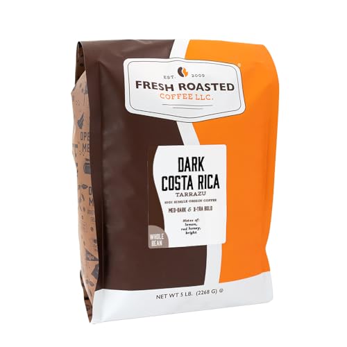 Dark Costa Rican Tarrazu Whole Bean Coffee (80 Ounce)