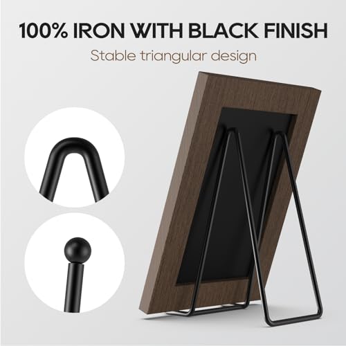 3 Pack 8 Inch Plate Stands for Display (3 Count)