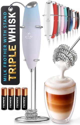 Powerful Milk Frother Wand With Duracell Batteries