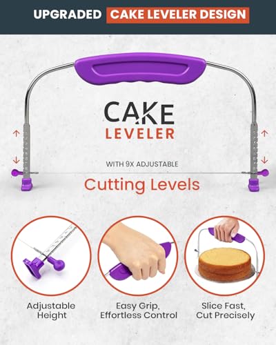 50PCs Cake Decorating Supplies Kit with 12" Aluminum Rotating Cake Turntable Stand