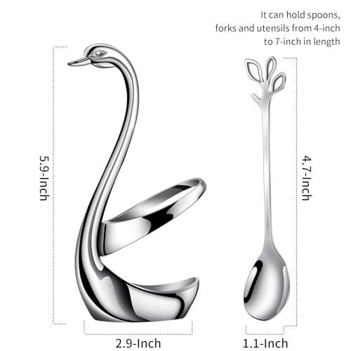 Silver Swan Base With 10 (11 Count)